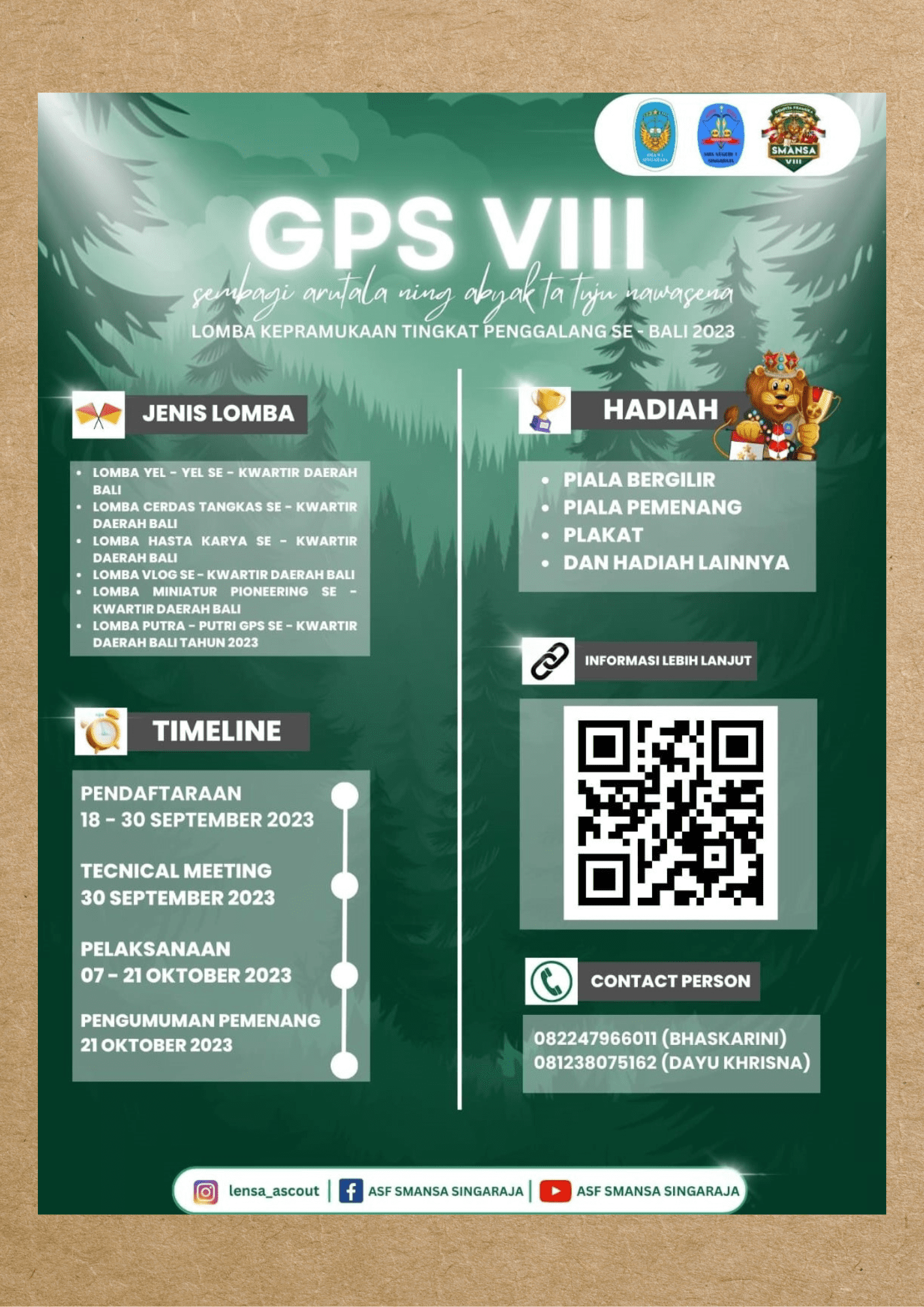 Gempita Pramuka Smansa (GPS) VIII 2023