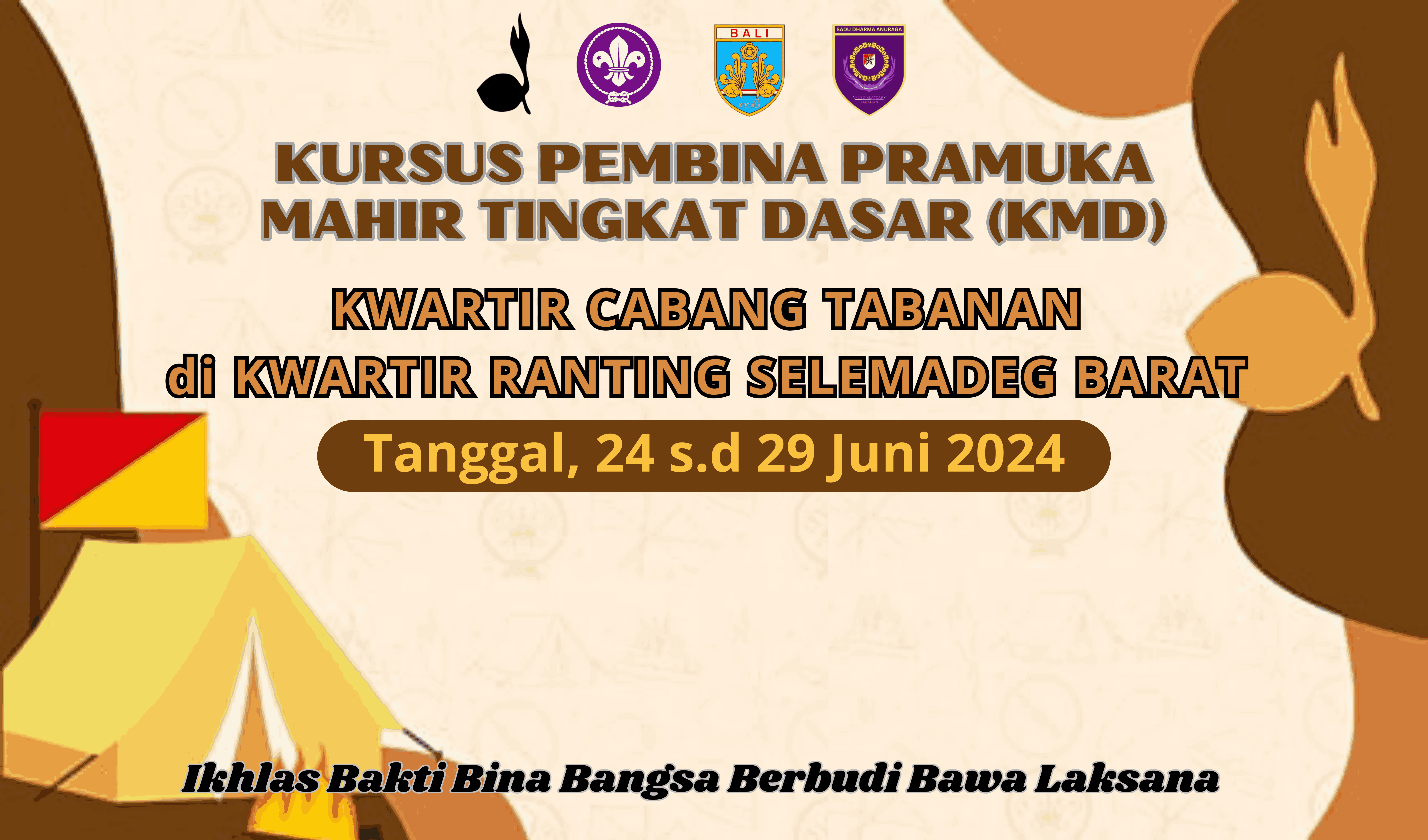 KURSUS PEMBINA PRAMUKA MAHIR TINGKAT DASAR (KMD)